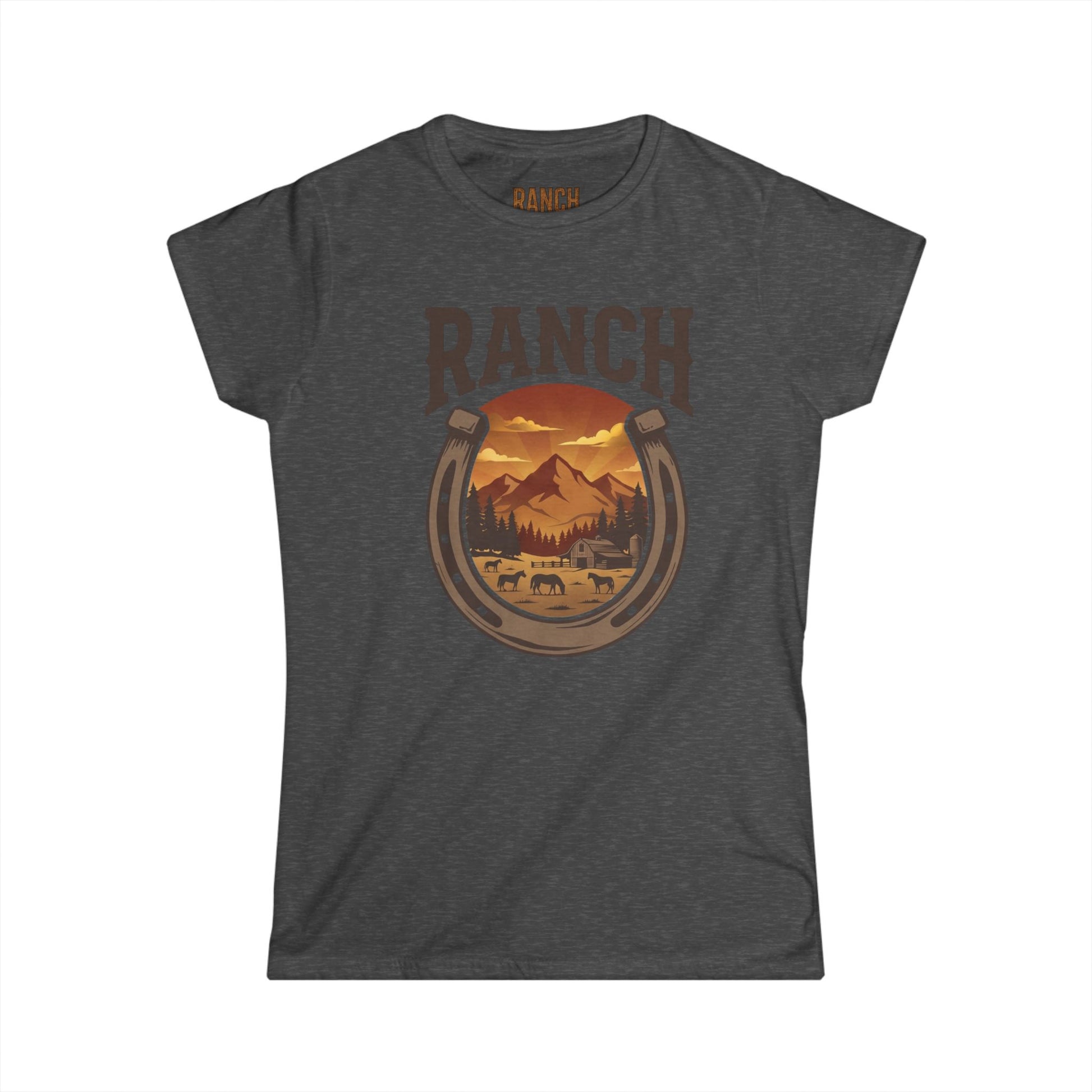 Women's horseshoe Ranch Tee - Ranch