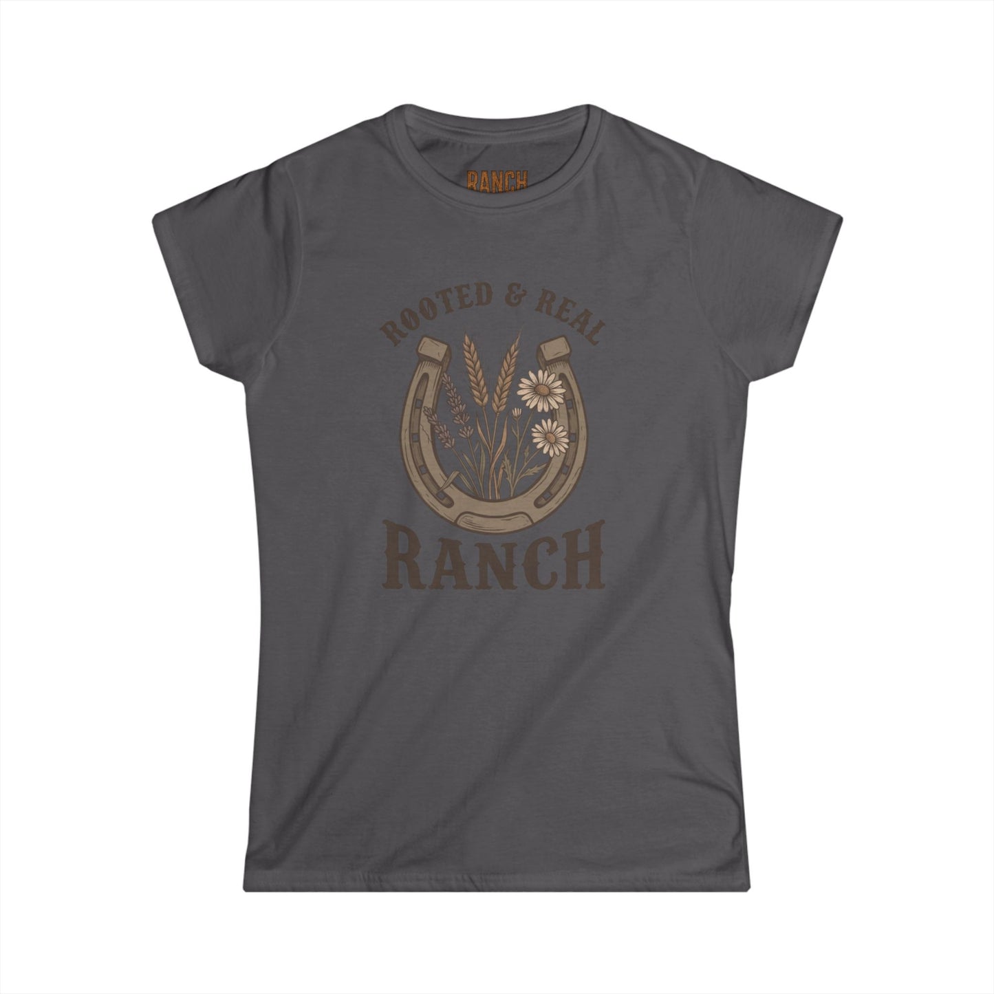 Women's horseshoe garden Ranch Tee - Ranch