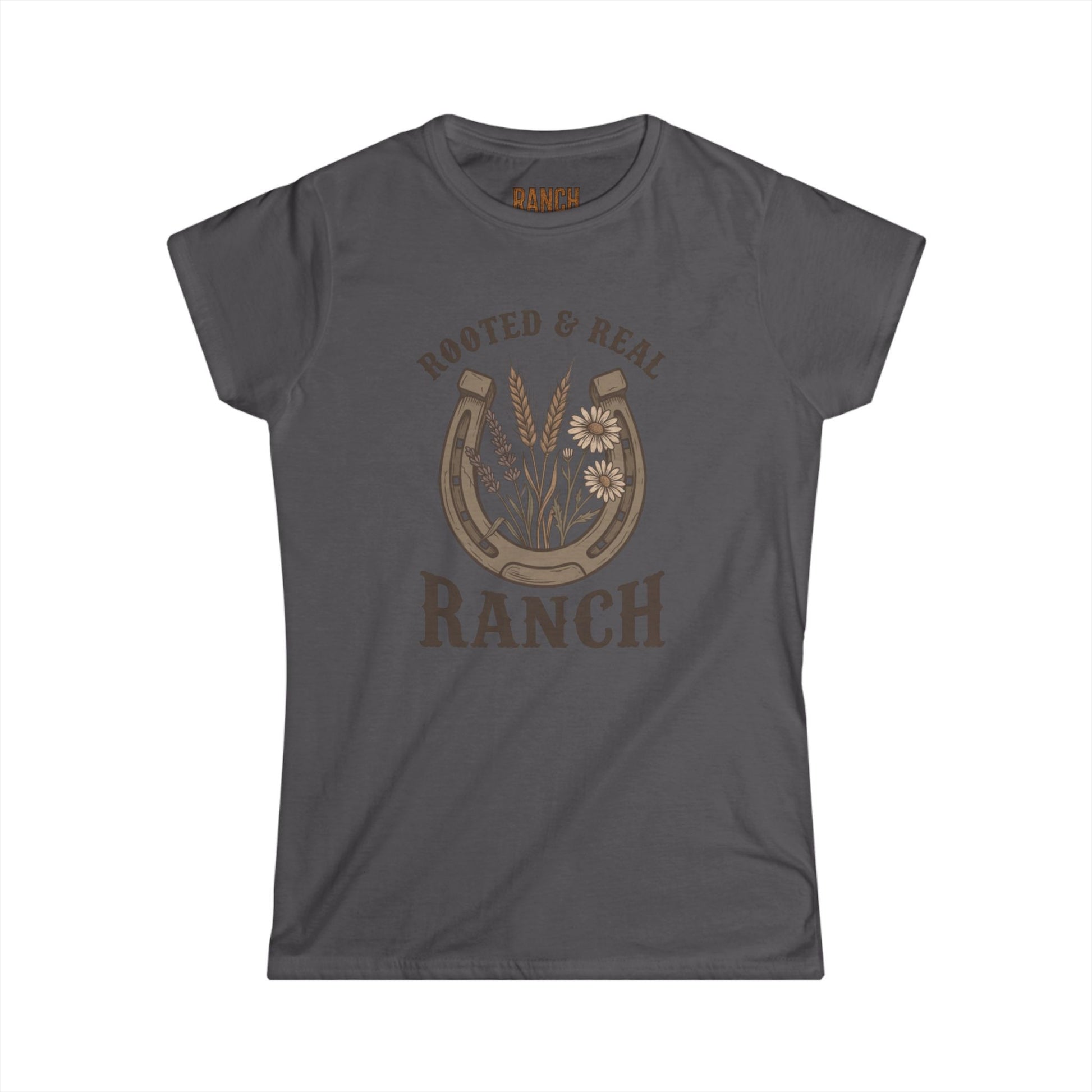 Women's horseshoe garden Ranch Tee - Ranch