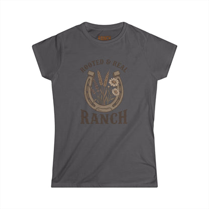 Women's horseshoe garden Ranch Tee - Ranch