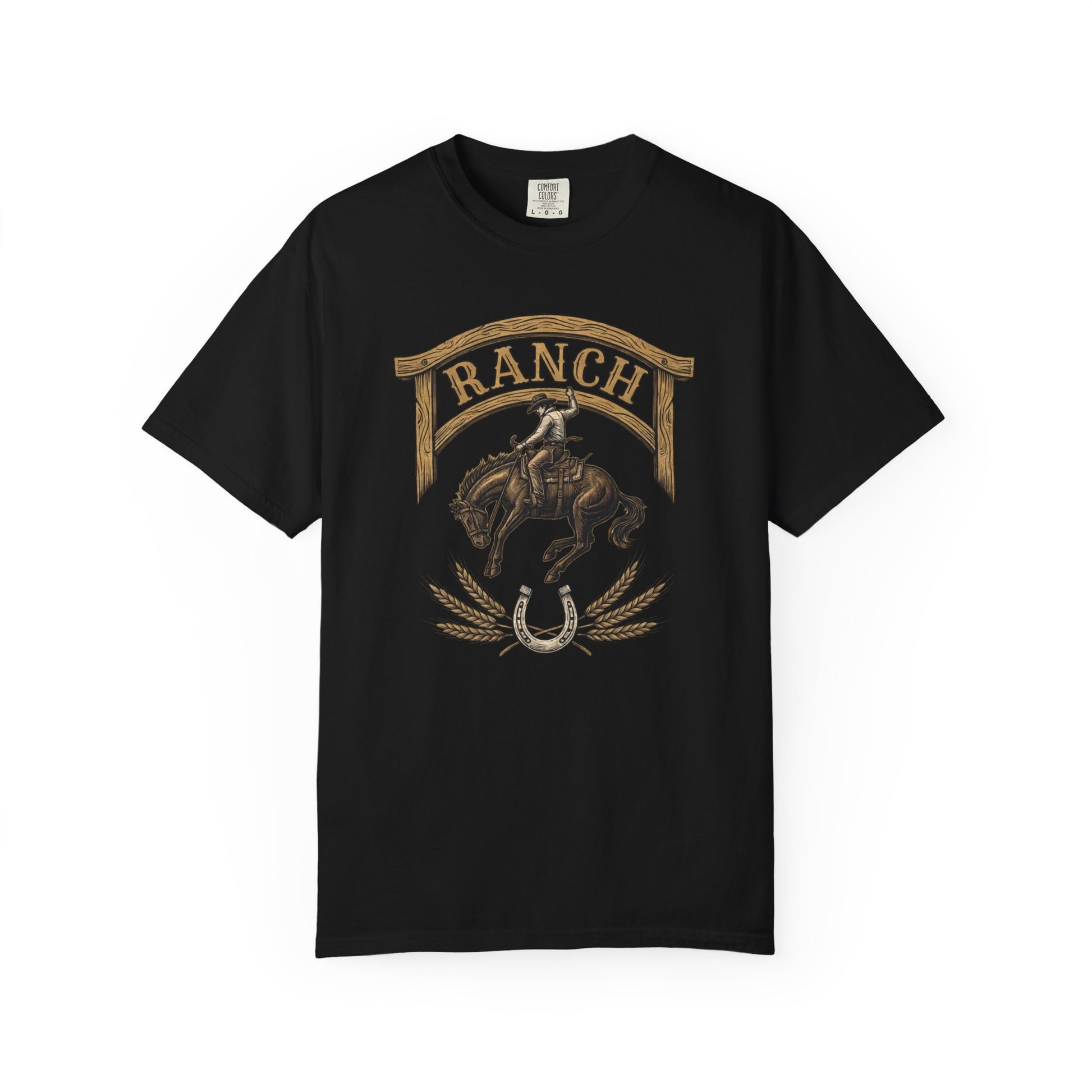 Men's cowboy broc rider Ranch Tee - Ranch