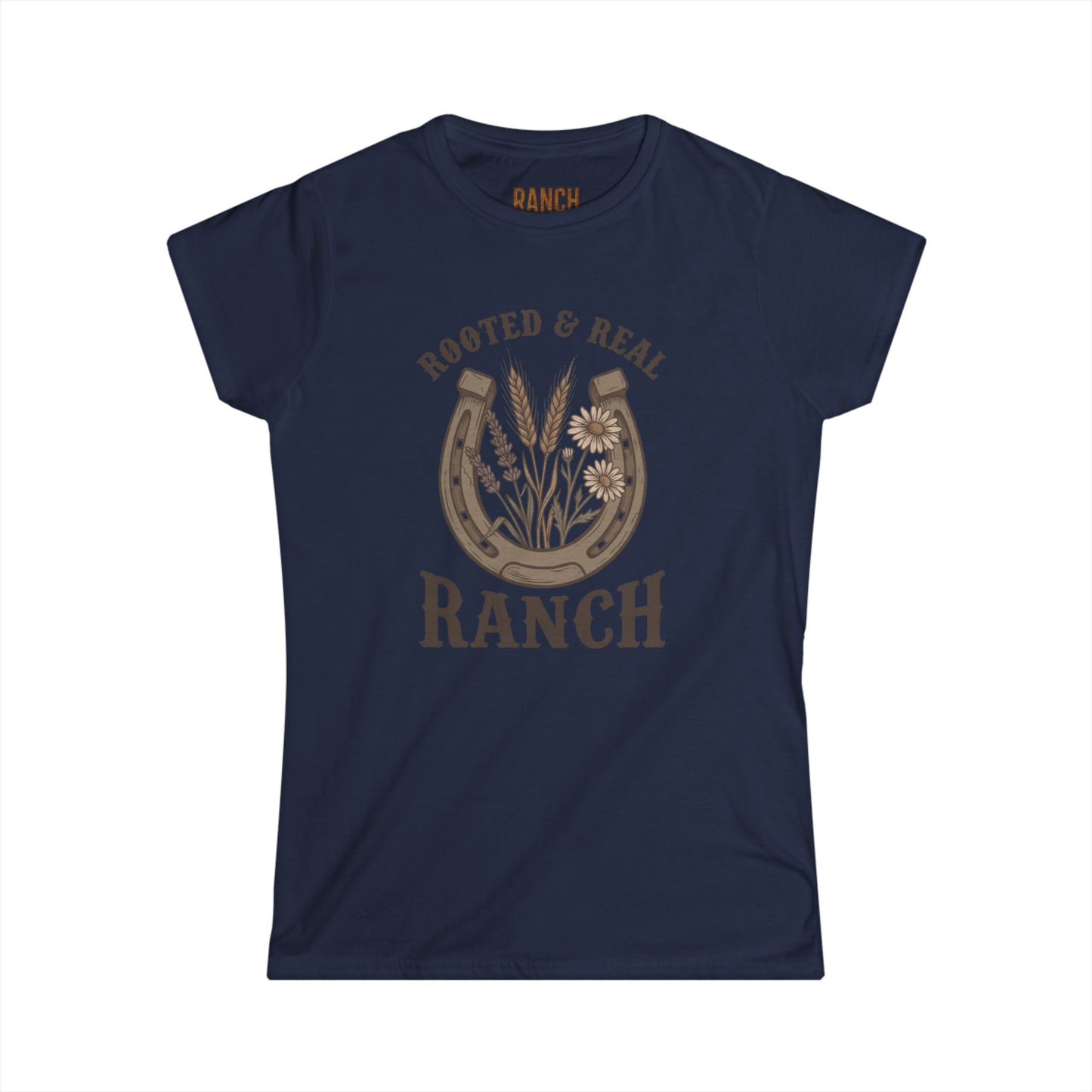 Women's horseshoe garden Ranch Tee - Ranch