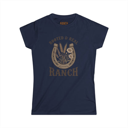 Women's horseshoe garden Ranch Tee - Ranch