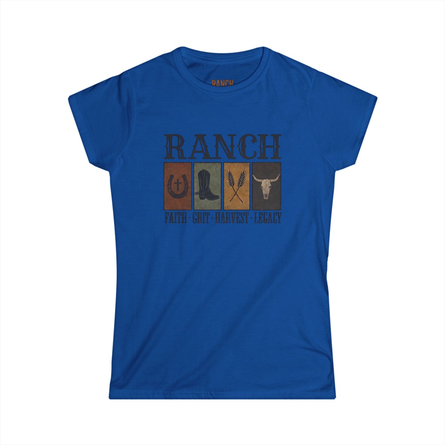 Women's Faith.Grit.Harvest.Legacy Ranch Tee - Ranch