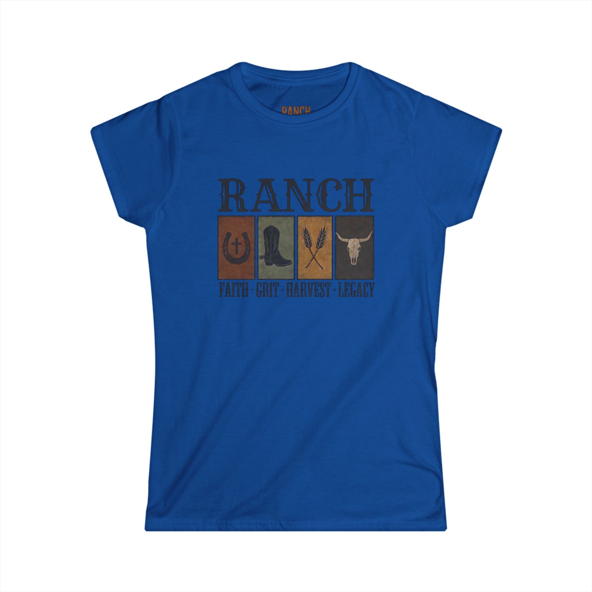 Women's Faith.Grit.Harvest.Legacy Ranch Tee - Ranch
