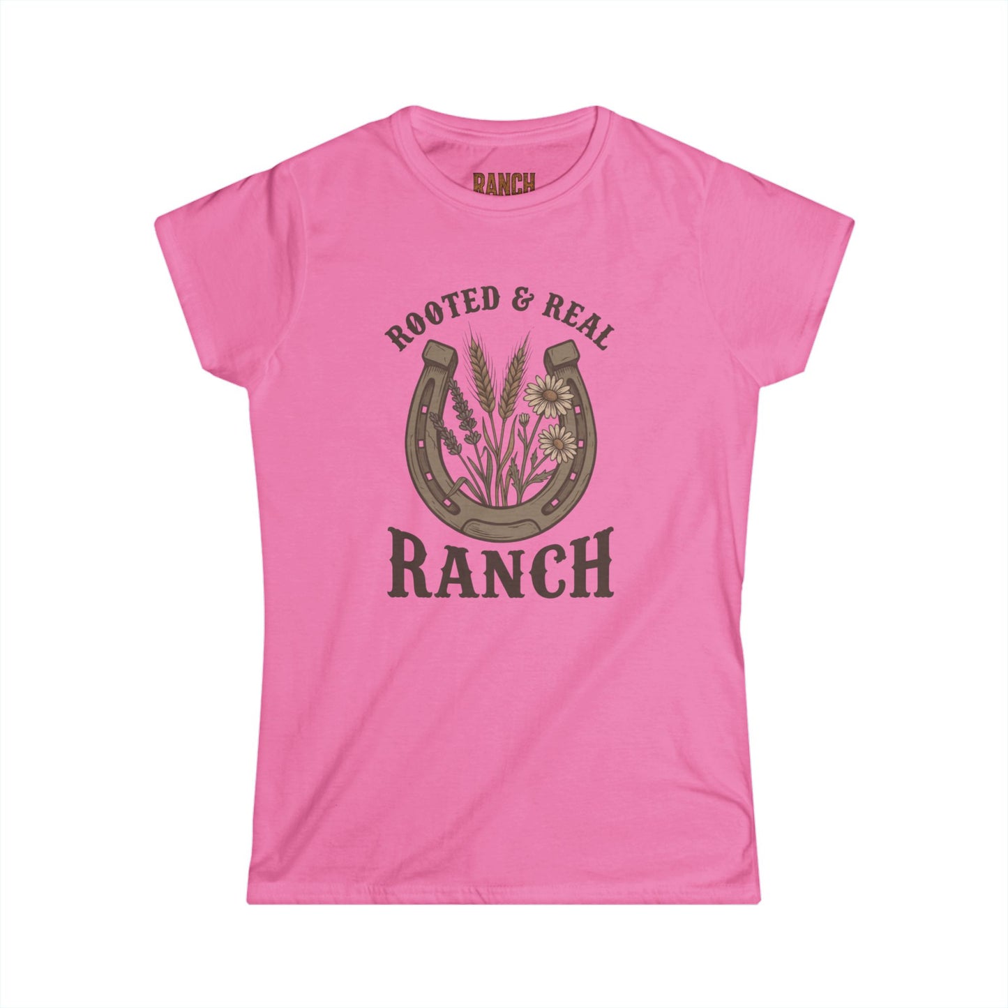 Women's horseshoe garden Ranch Tee - Ranch