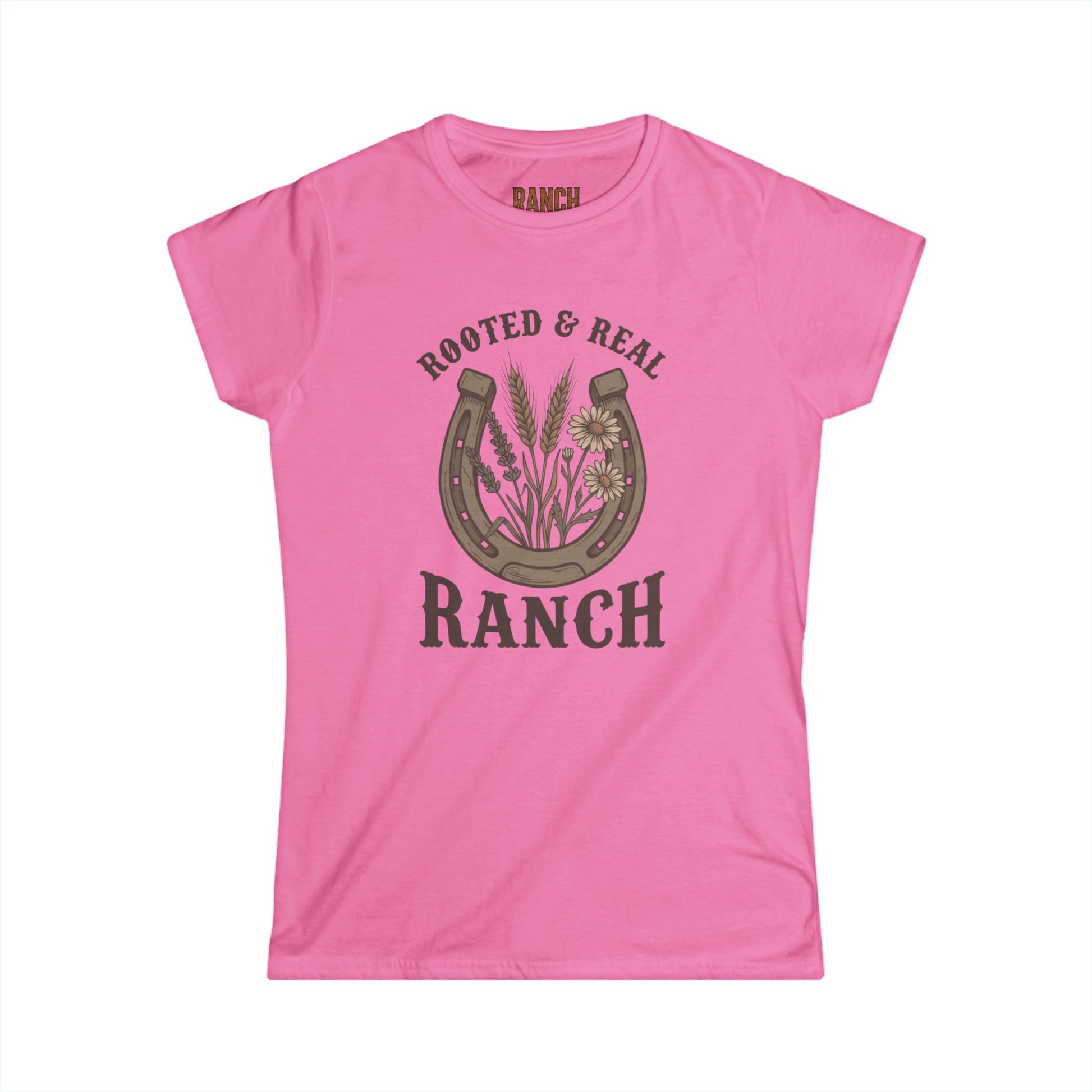 Women's horseshoe garden Ranch Tee - Ranch