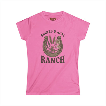 Women's horseshoe garden Ranch Tee - Ranch