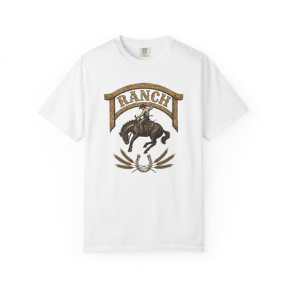 Men's cowboy broc rider Ranch Tee - Ranch