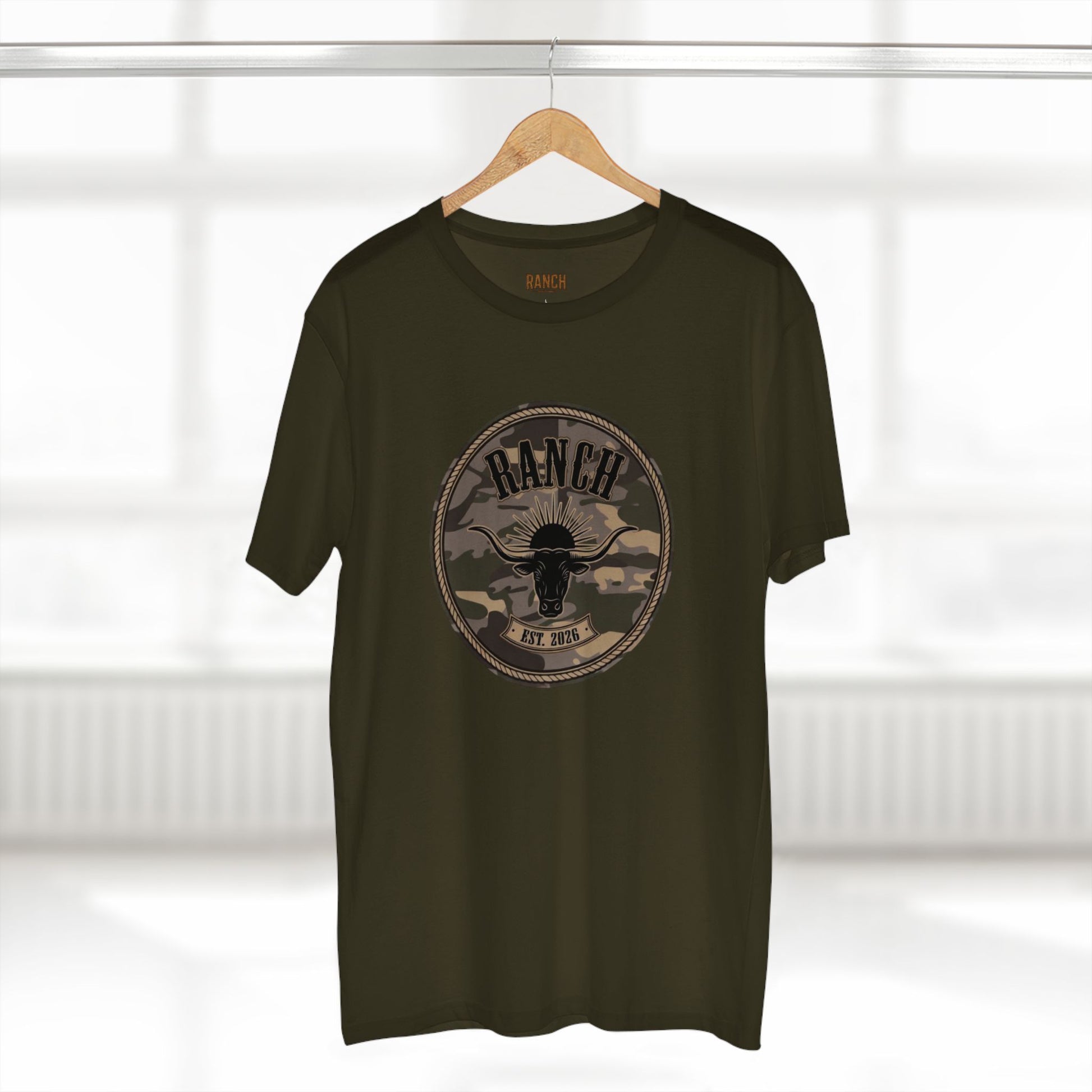 Men's Camo Logo Ranch Tee - Ranch