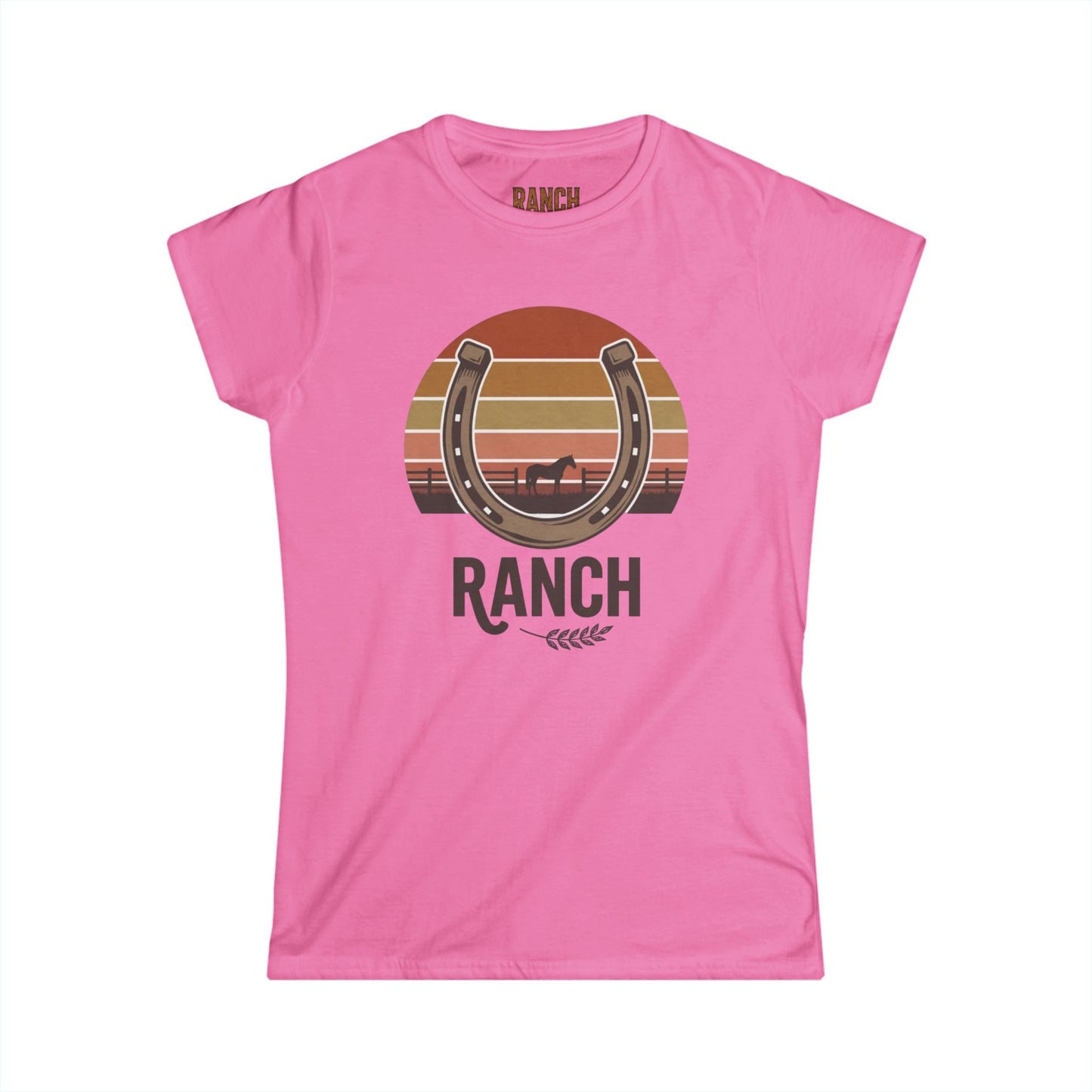 Women's horseshoe Ranch Tee - Ranch