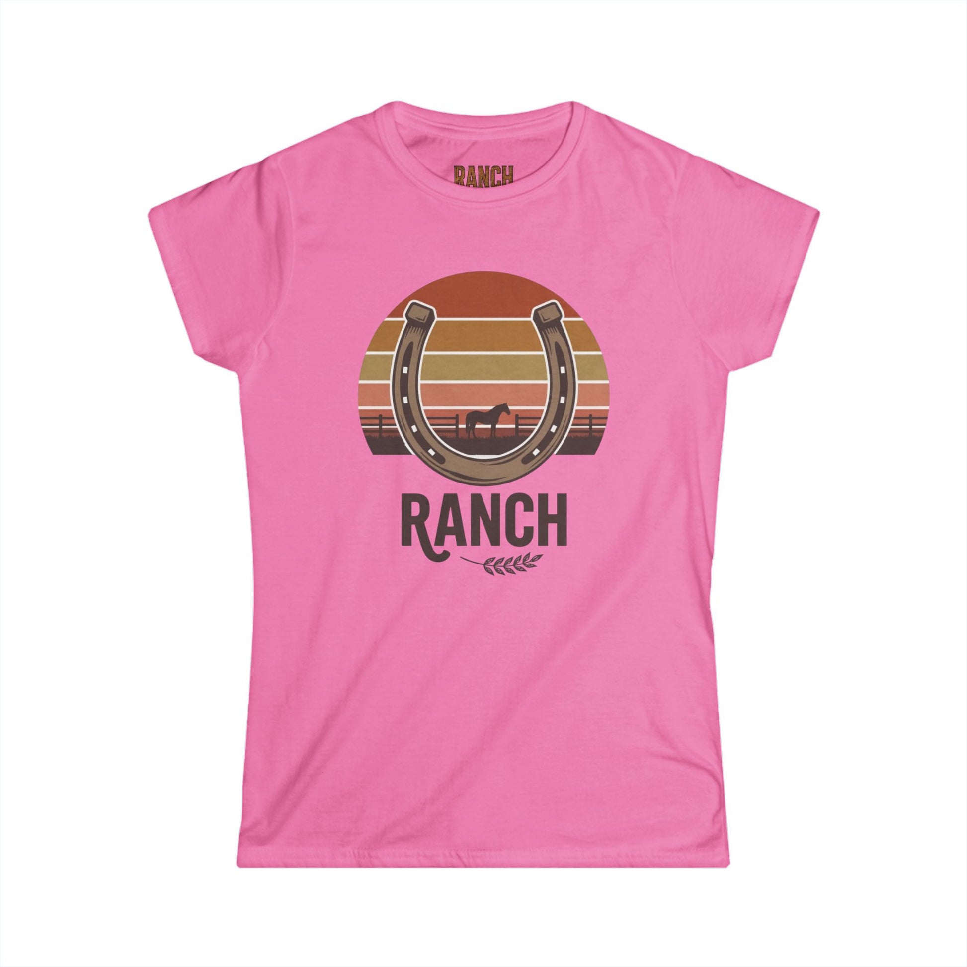 Women's horseshoe Ranch Tee - Ranch