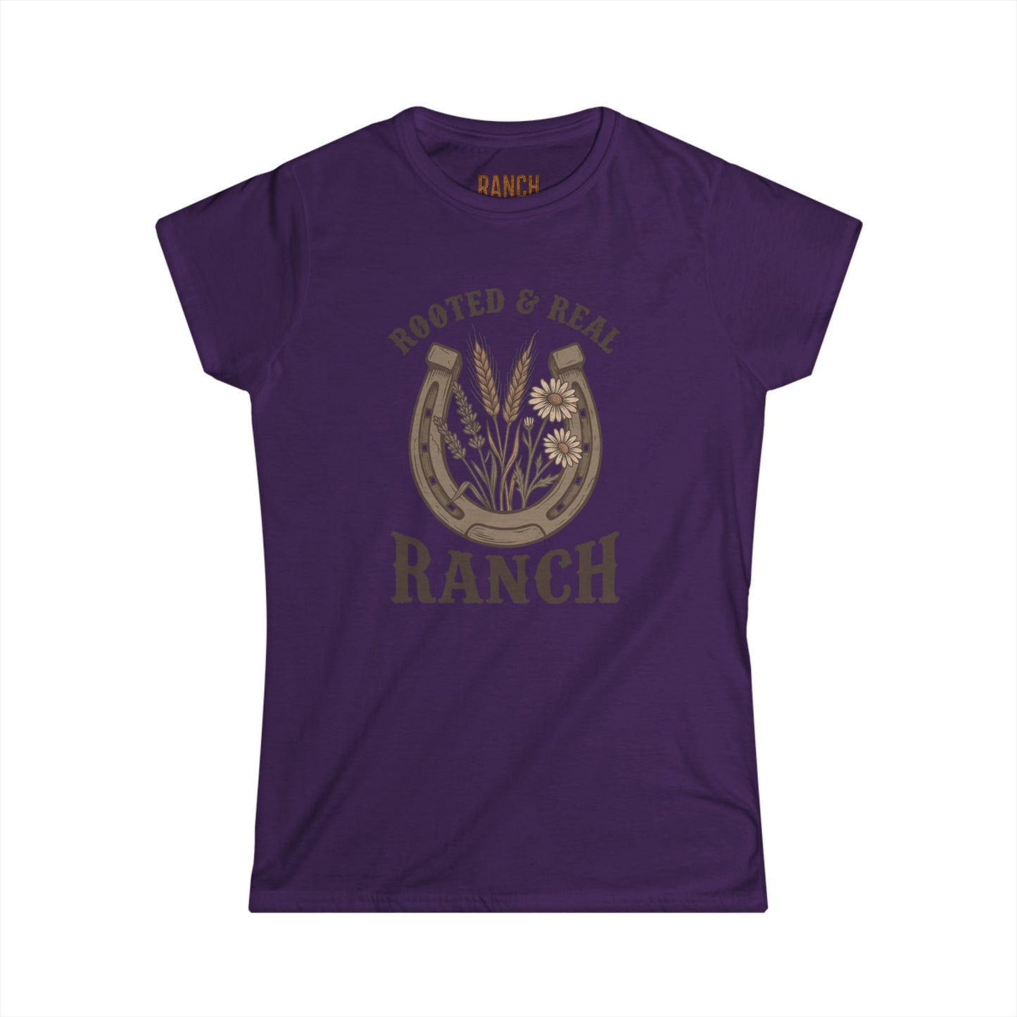 Women's horseshoe garden Ranch Tee - Ranch