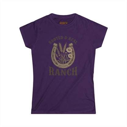 Women's horseshoe garden Ranch Tee - Ranch