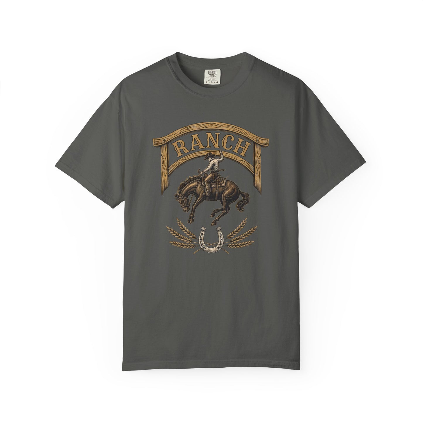 Men's cowboy broc rider Ranch Tee - Ranch