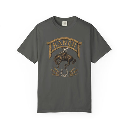 Men's cowboy broc rider Ranch Tee - Ranch