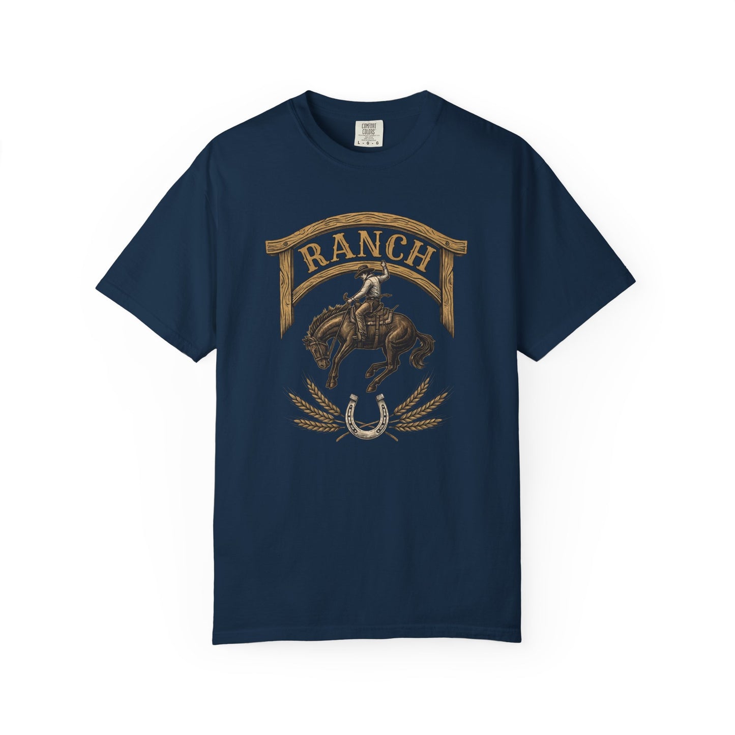Men's cowboy broc rider Ranch Tee - Ranch