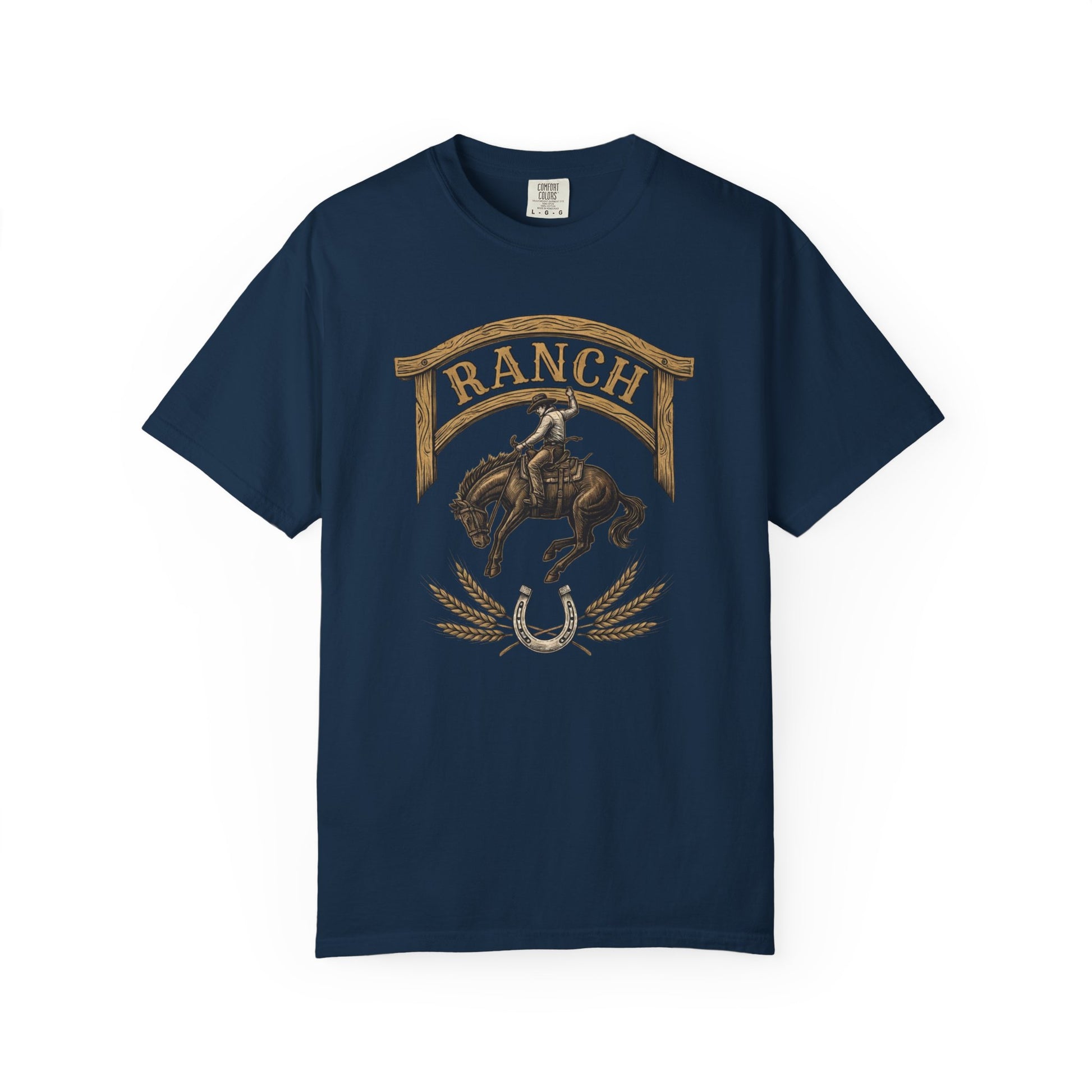 Men's cowboy broc rider Ranch Tee - Ranch