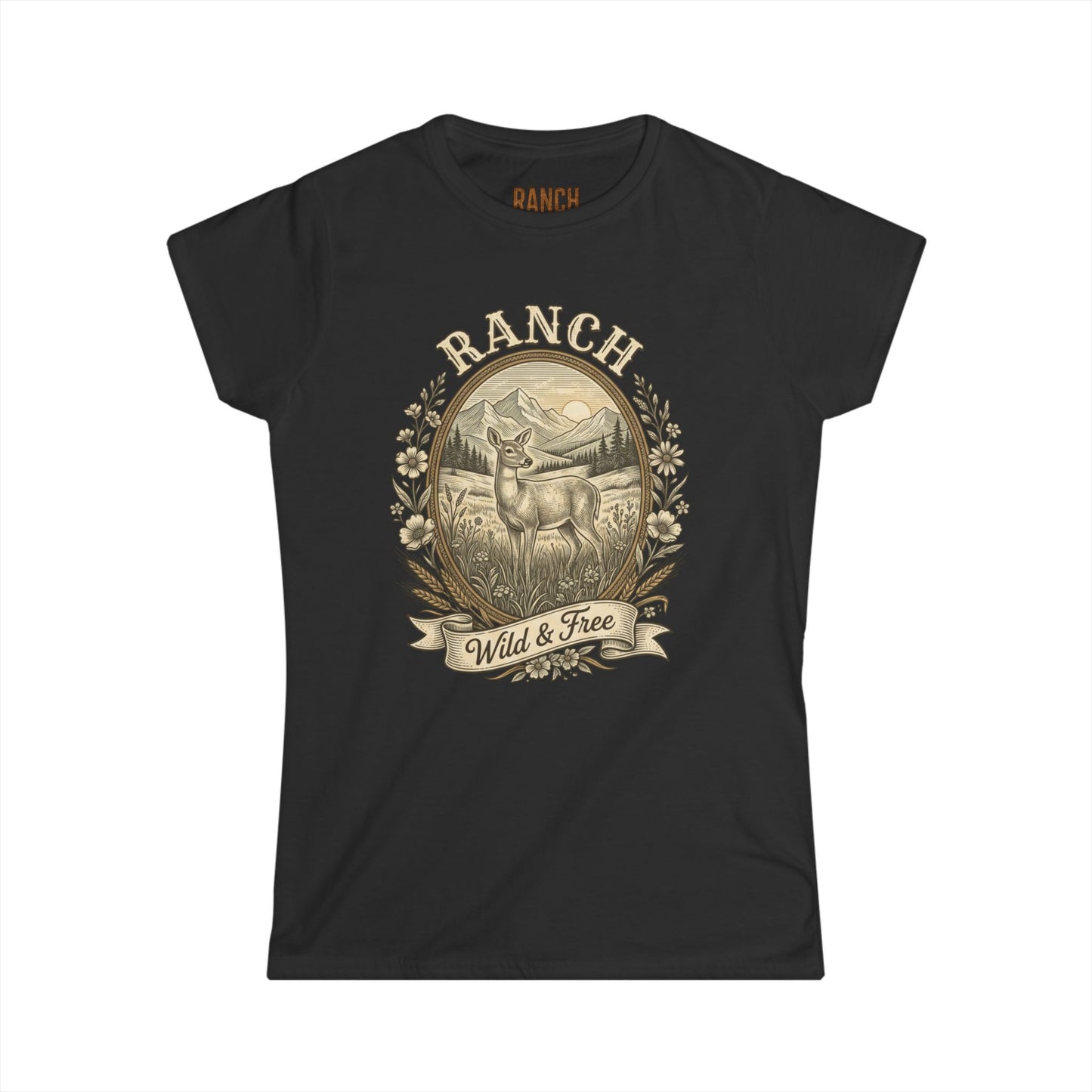 Women's horseshoe Ranch Tee - Ranch