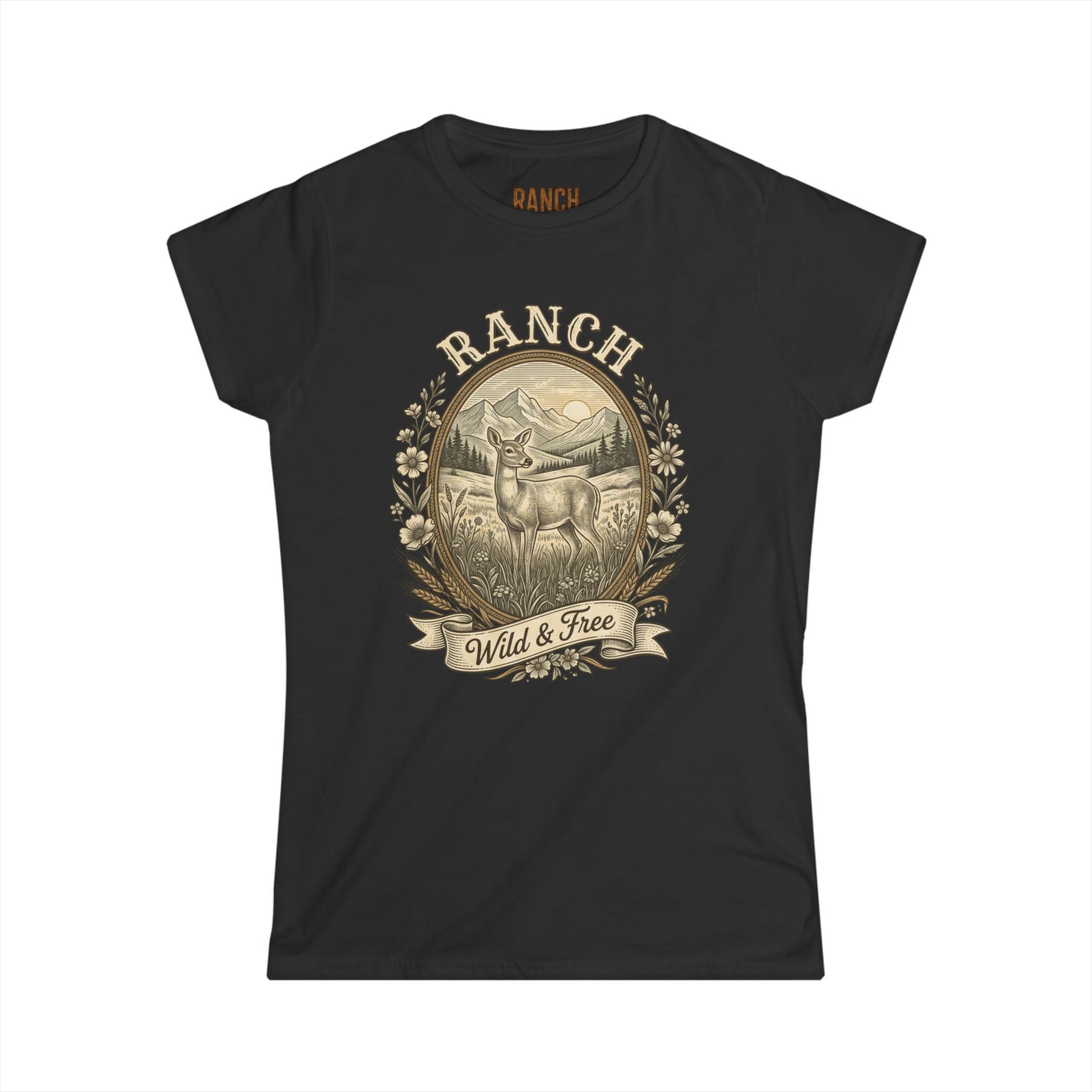 Women's horseshoe Ranch Tee - Ranch