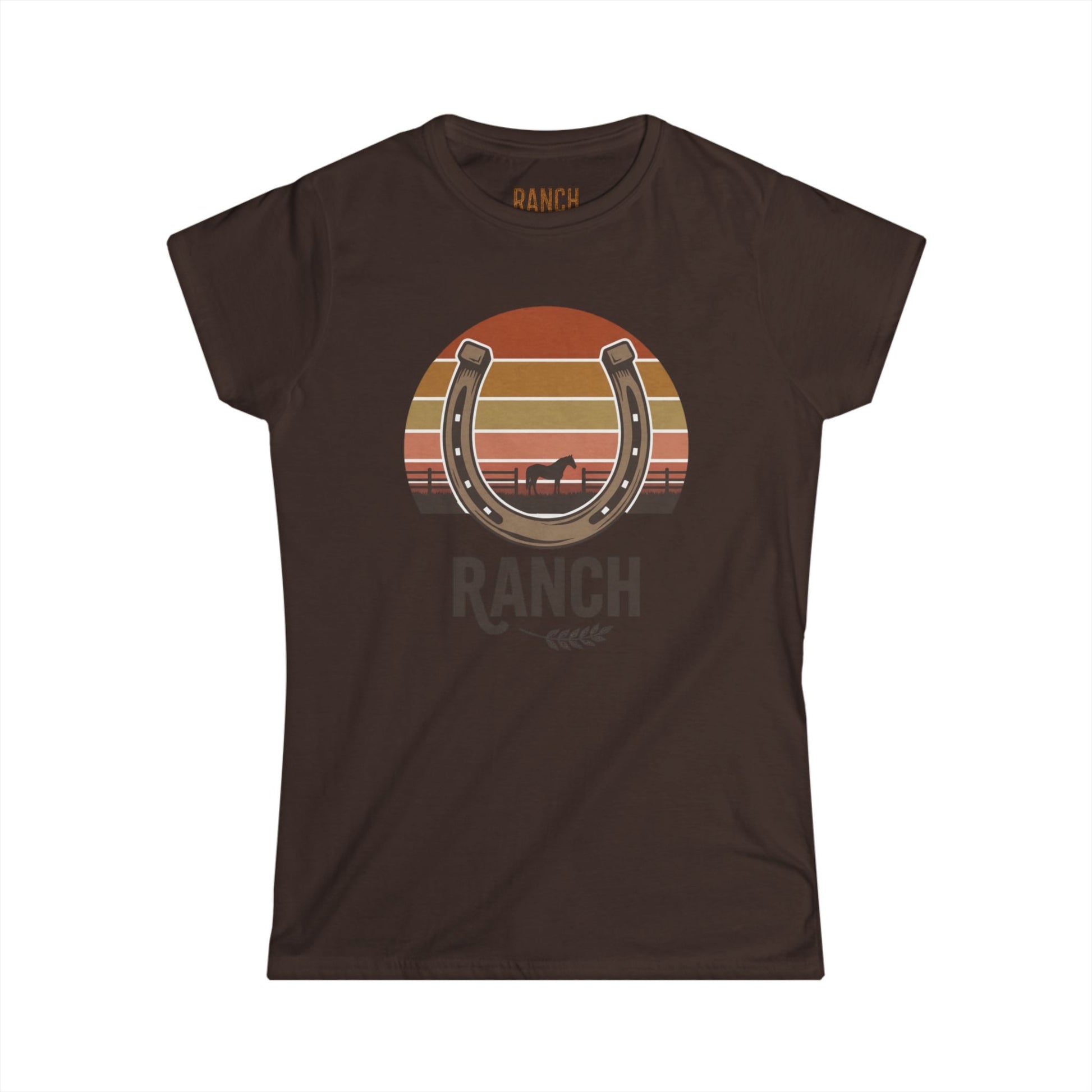 Women's horseshoe Ranch Tee - Ranch