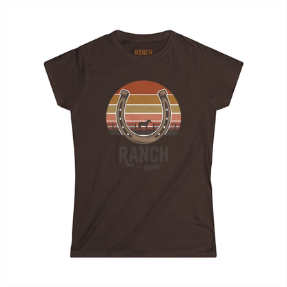 Women's horseshoe Ranch Tee - Ranch