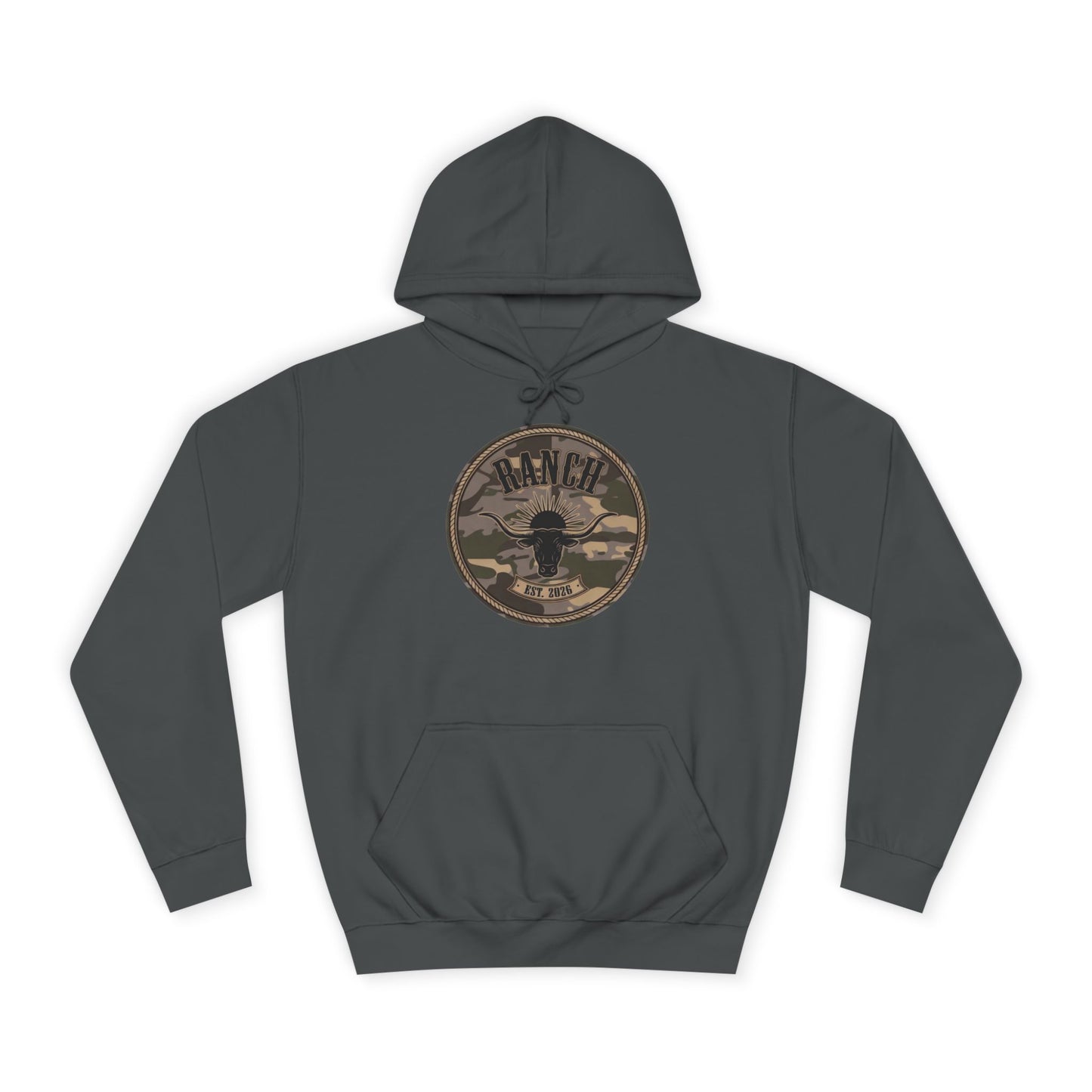 Men's Camo Logo Ranch Hoodie - Ranch