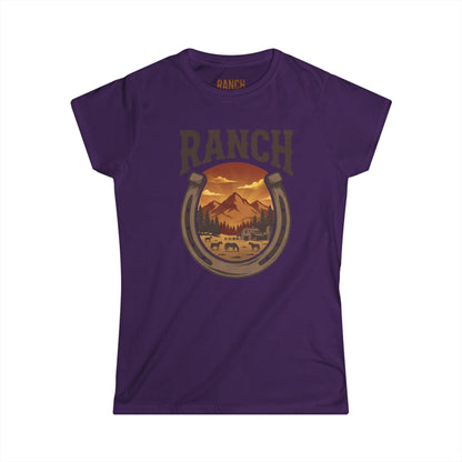 Women's horseshoe Ranch Tee - Ranch