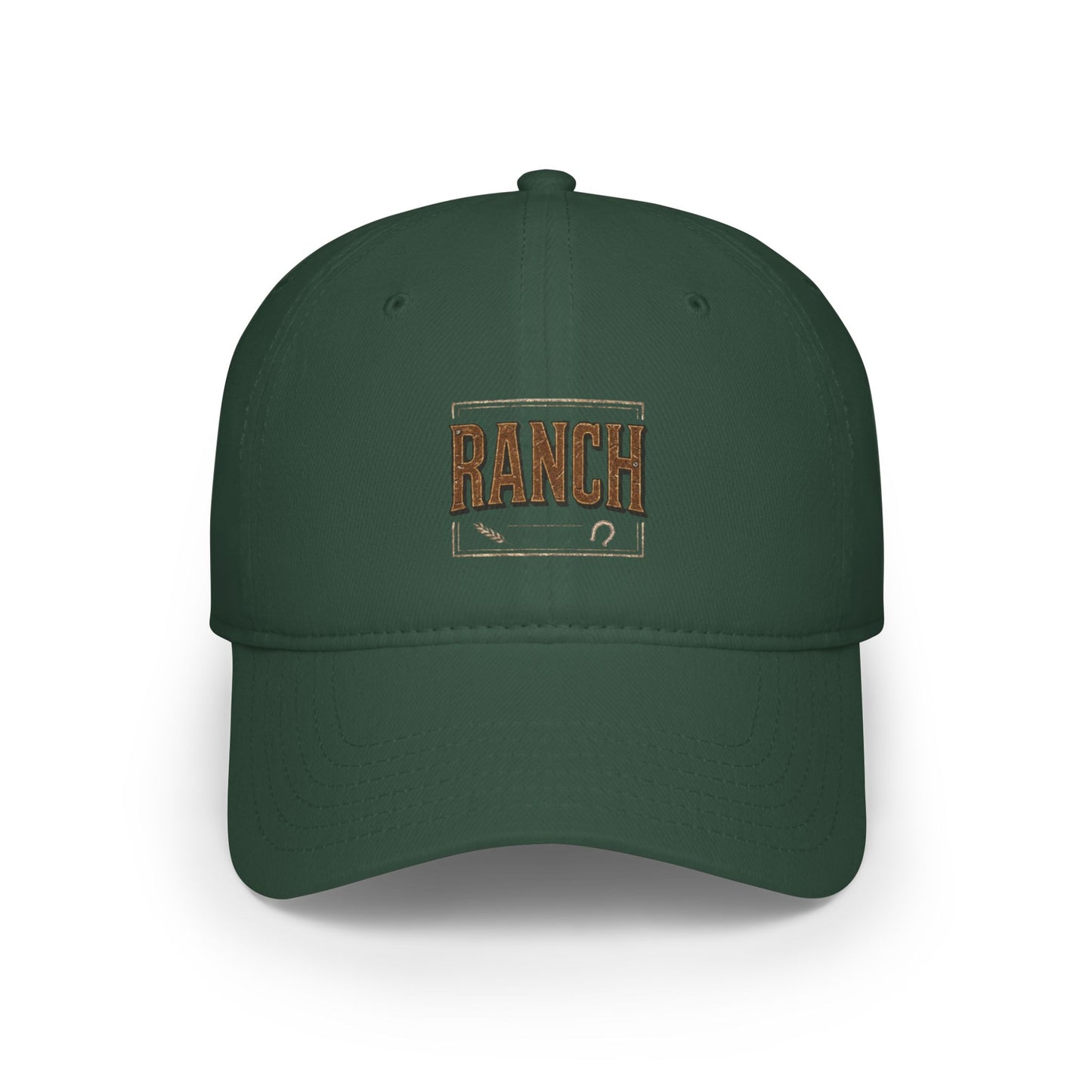 Ranch Vintage Patch Baseball Cap — Rustic Western Hat for Ranch Life
