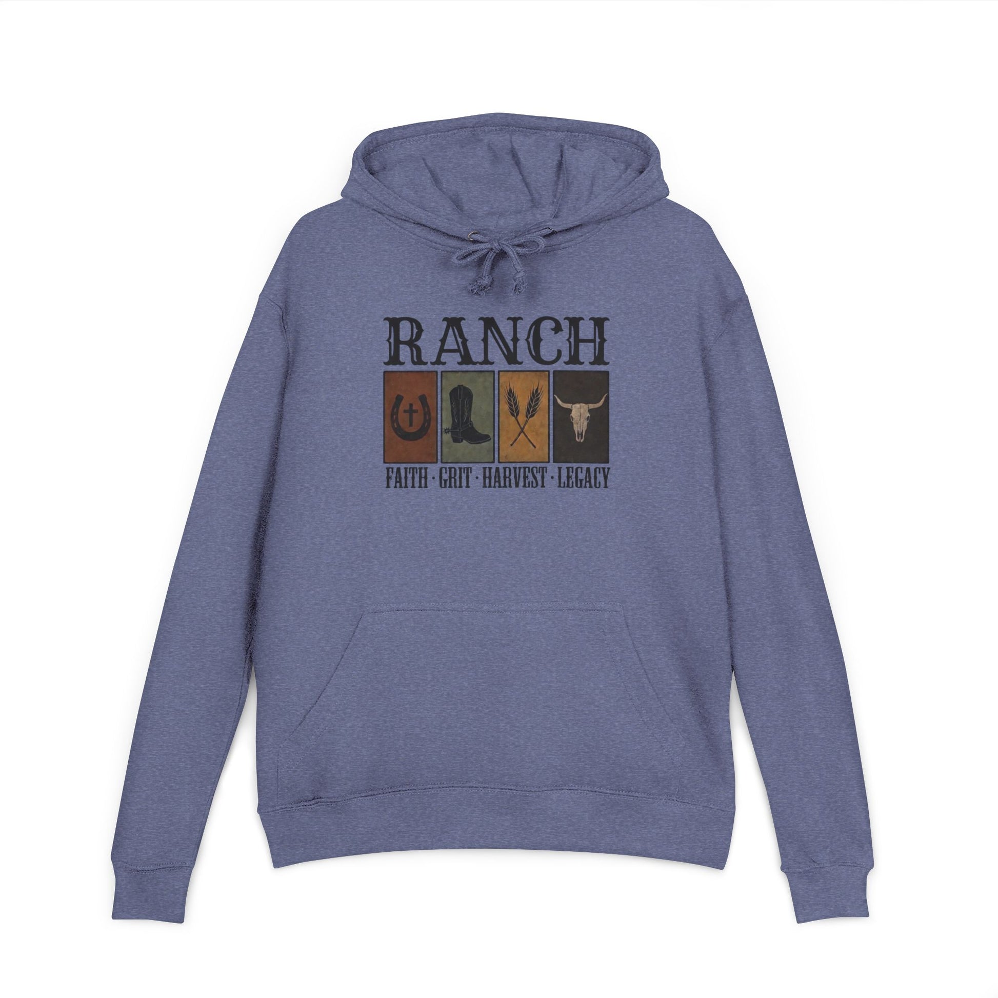 Faith.Grit.Harvest.Legacy Women's Ranch Hoodie - Ranch