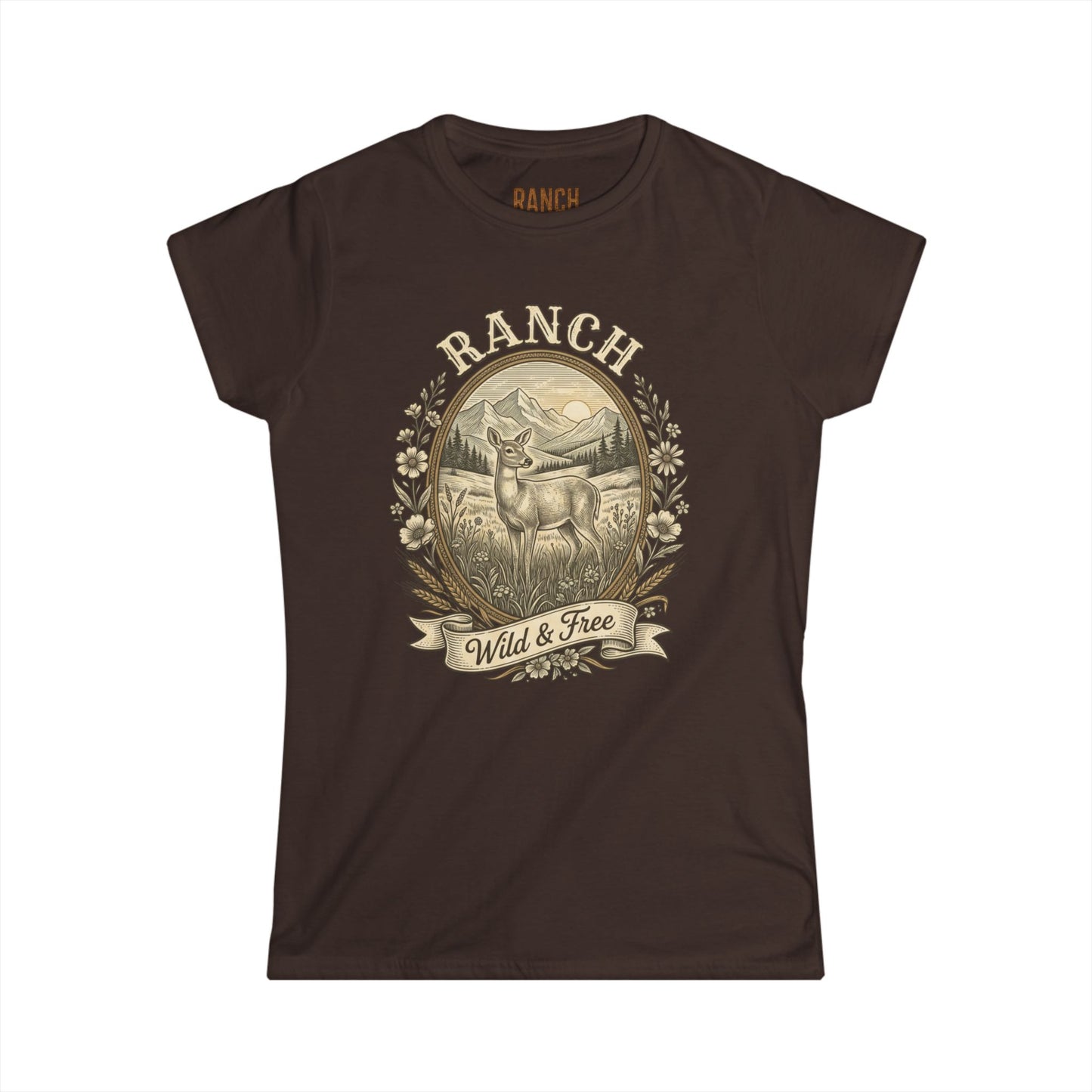 Women's horseshoe Ranch Tee - Ranch