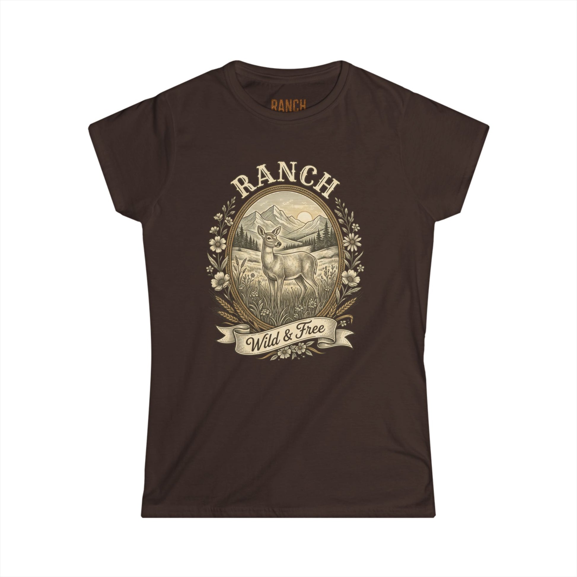 Women's horseshoe Ranch Tee - Ranch