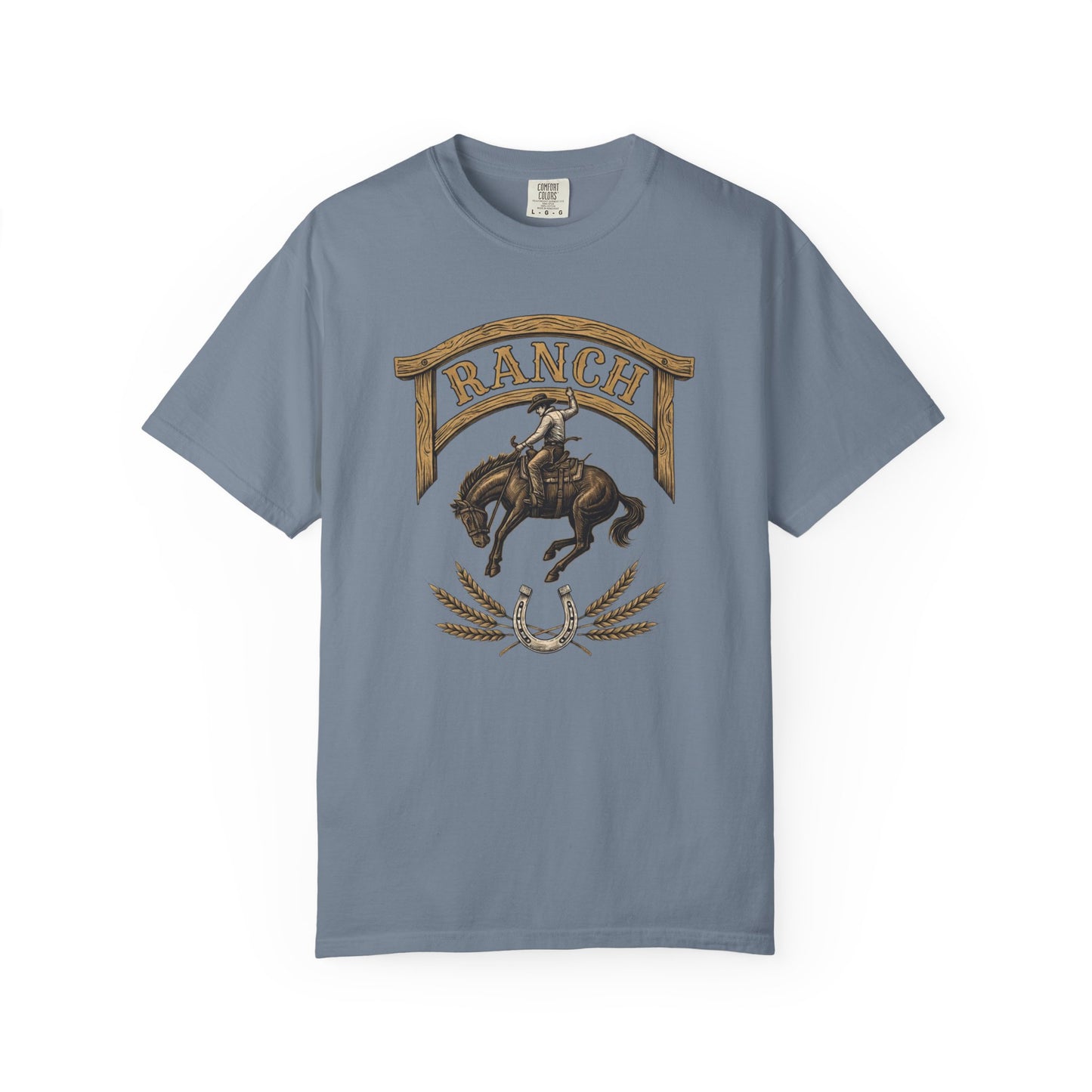 Men's cowboy broc rider Ranch Tee - Ranch
