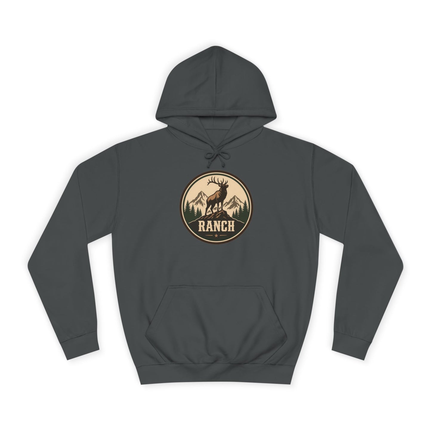 Rugged Western Elk Hoodie