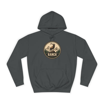 Rugged Western Elk Hoodie
