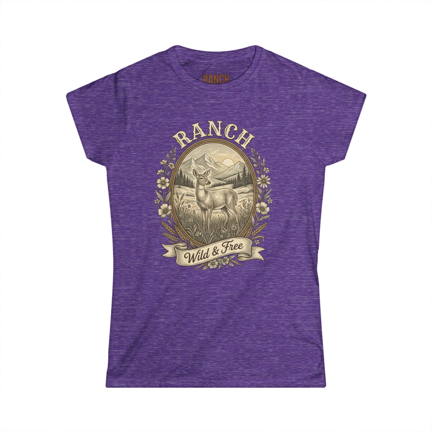 Women's horseshoe Ranch Tee - Ranch