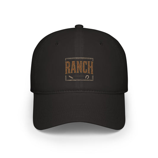 Ranch Vintage Patch Baseball Cap — Rustic Western Hat for Ranch Life