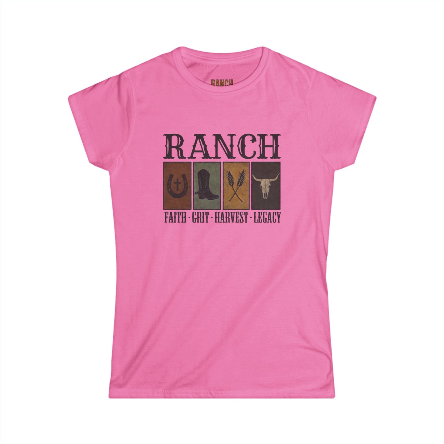 Women's Faith.Grit.Harvest.Legacy Ranch Tee - Ranch