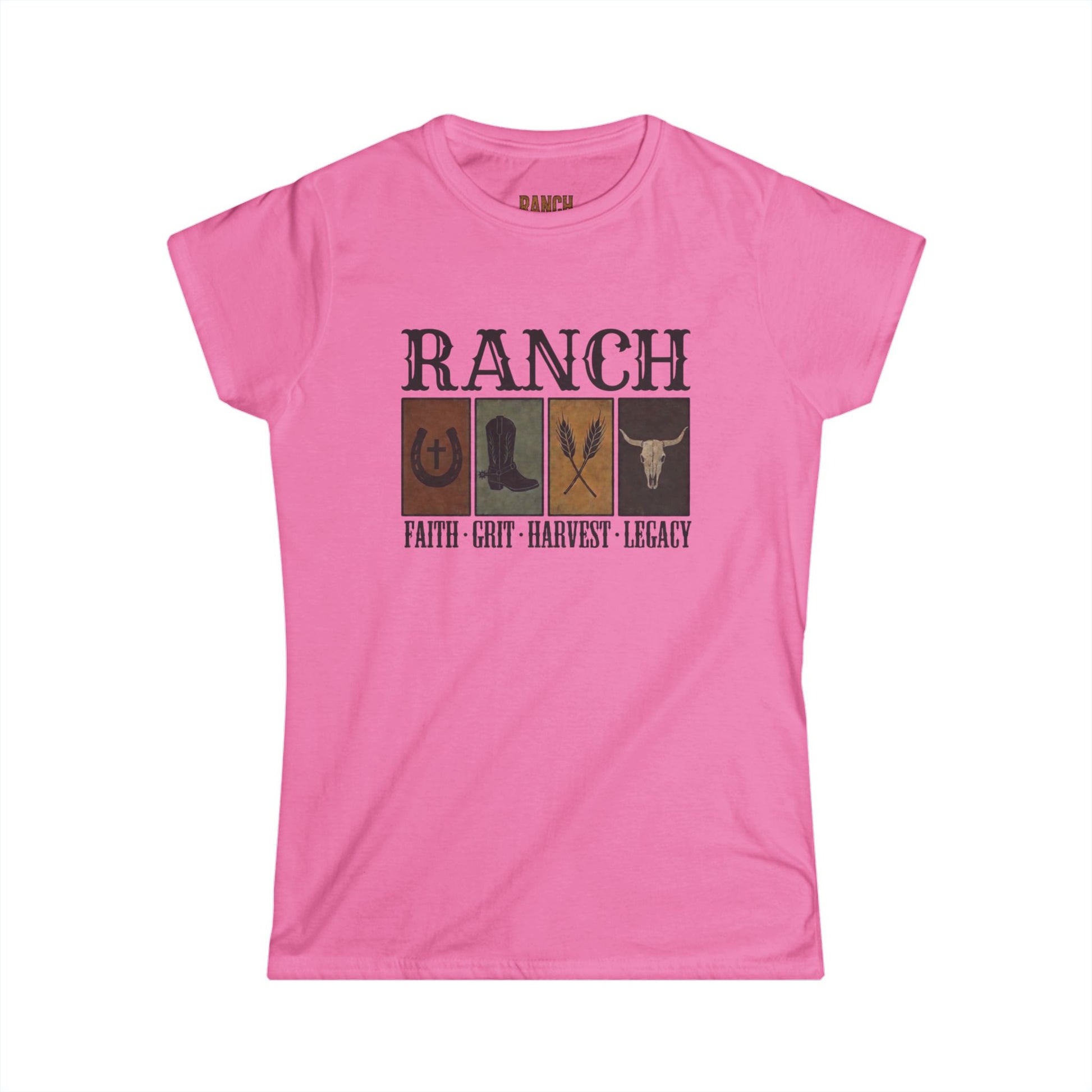 Women's Faith.Grit.Harvest.Legacy Ranch Tee - Ranch