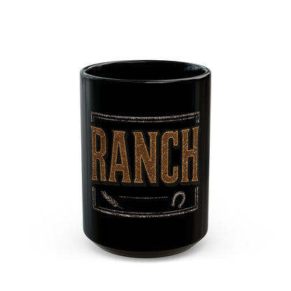 Ranch Black Coffee Mug - Ranch