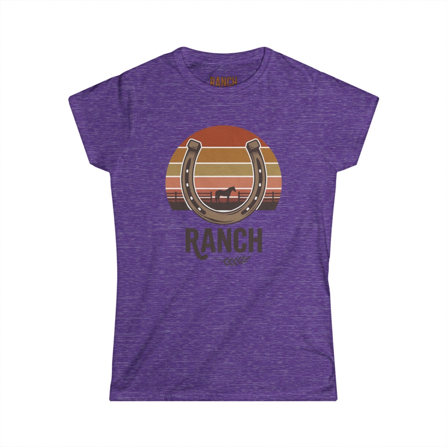 Women's horseshoe Ranch Tee - Ranch
