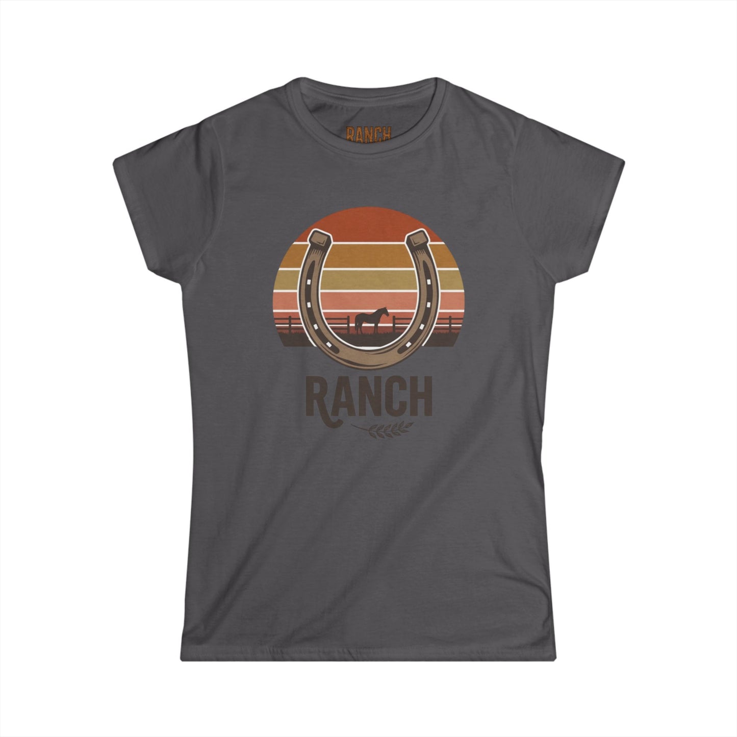 Women's horseshoe Ranch Tee - Ranch
