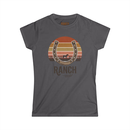 Women's horseshoe Ranch Tee - Ranch