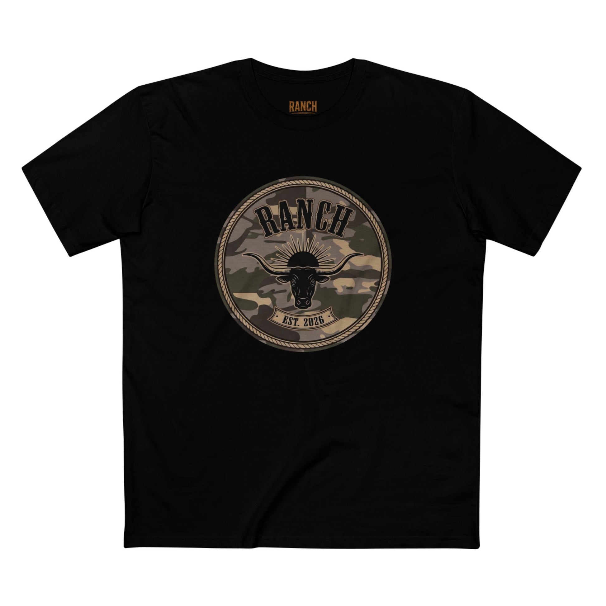 Men's Camo Logo Ranch Tee - Ranch