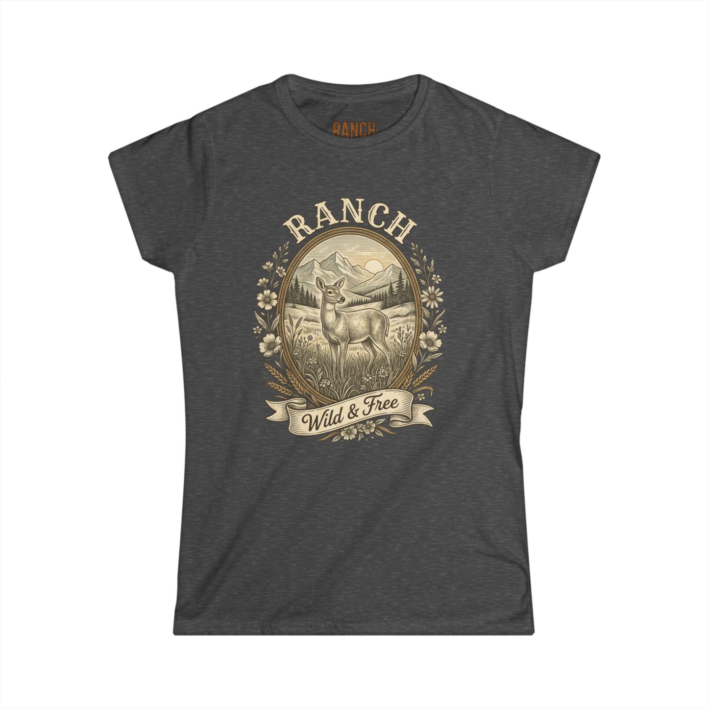 Women's horseshoe Ranch Tee - Ranch
