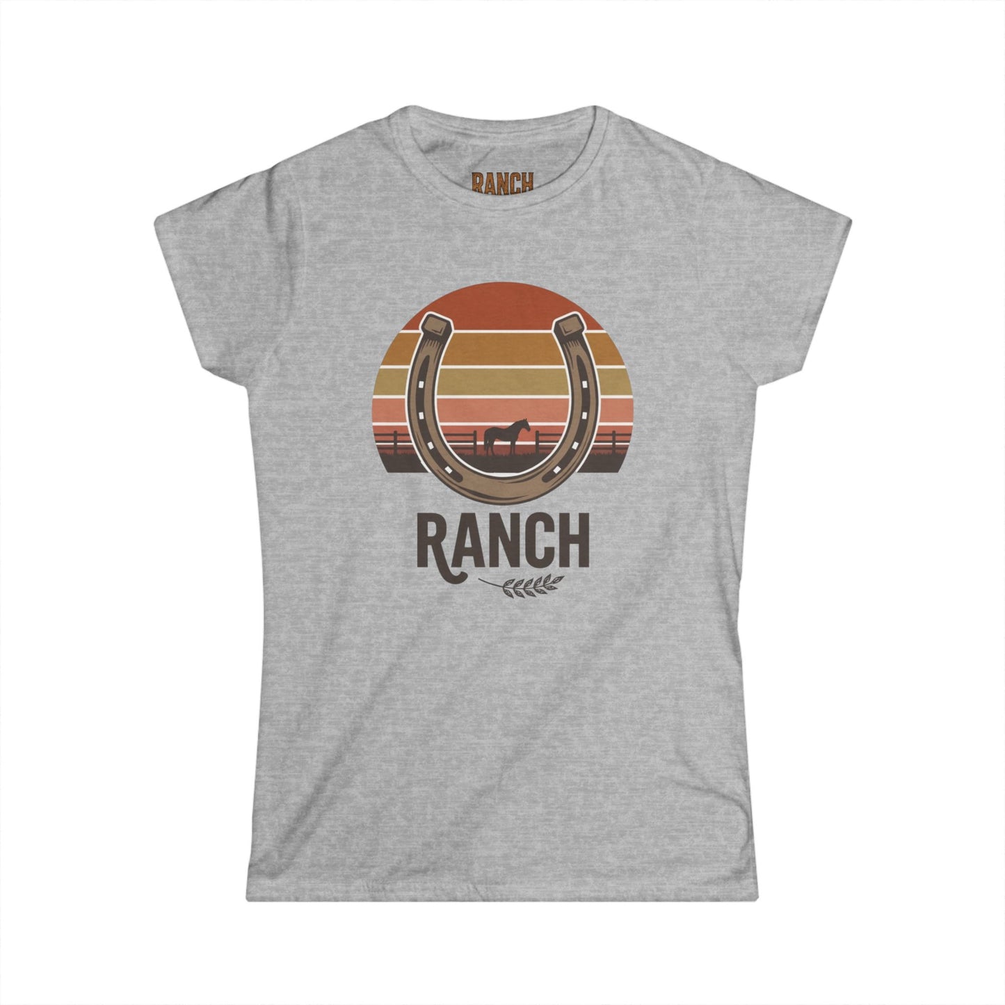 Women's horseshoe Ranch Tee - Ranch