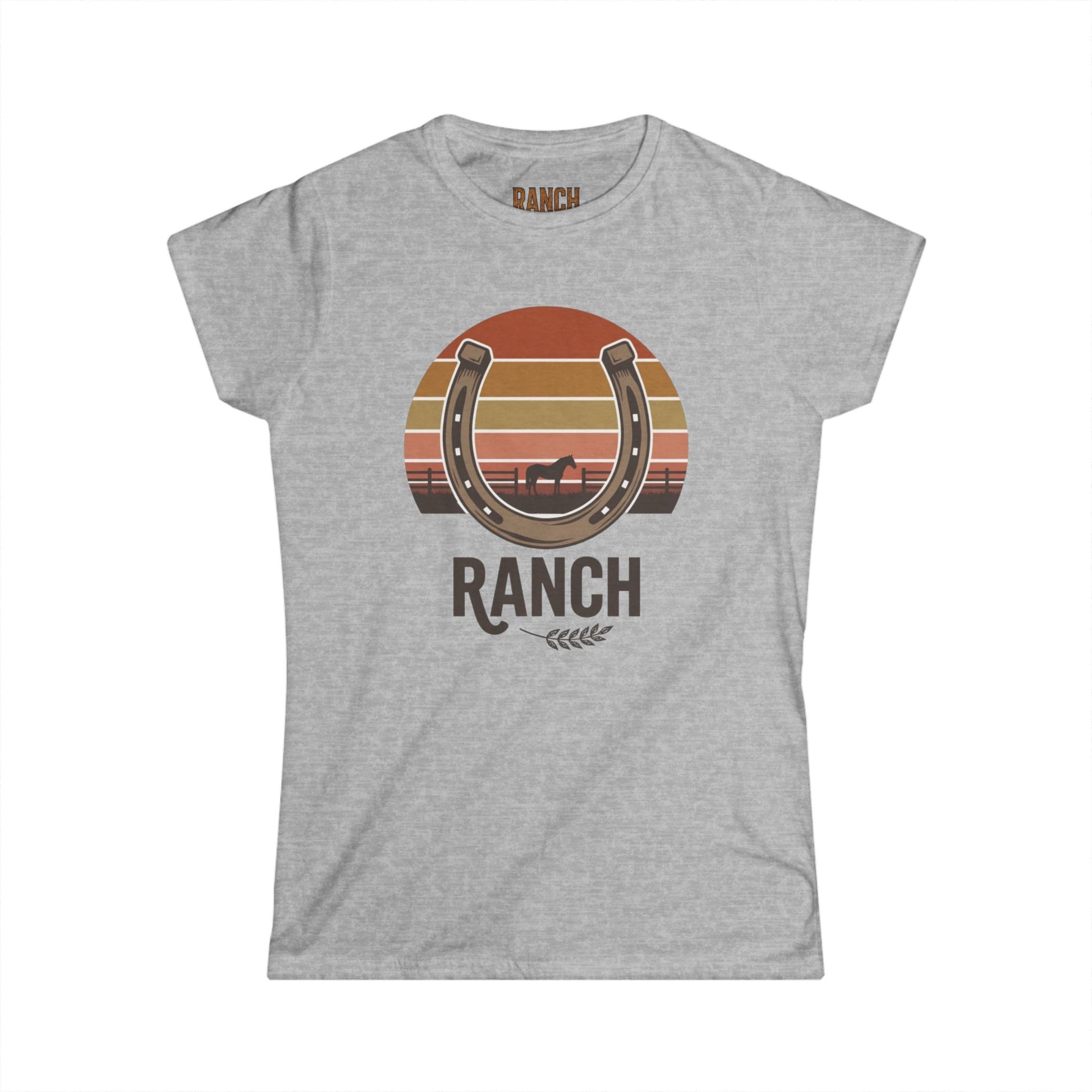 Women's horseshoe Ranch Tee - Ranch