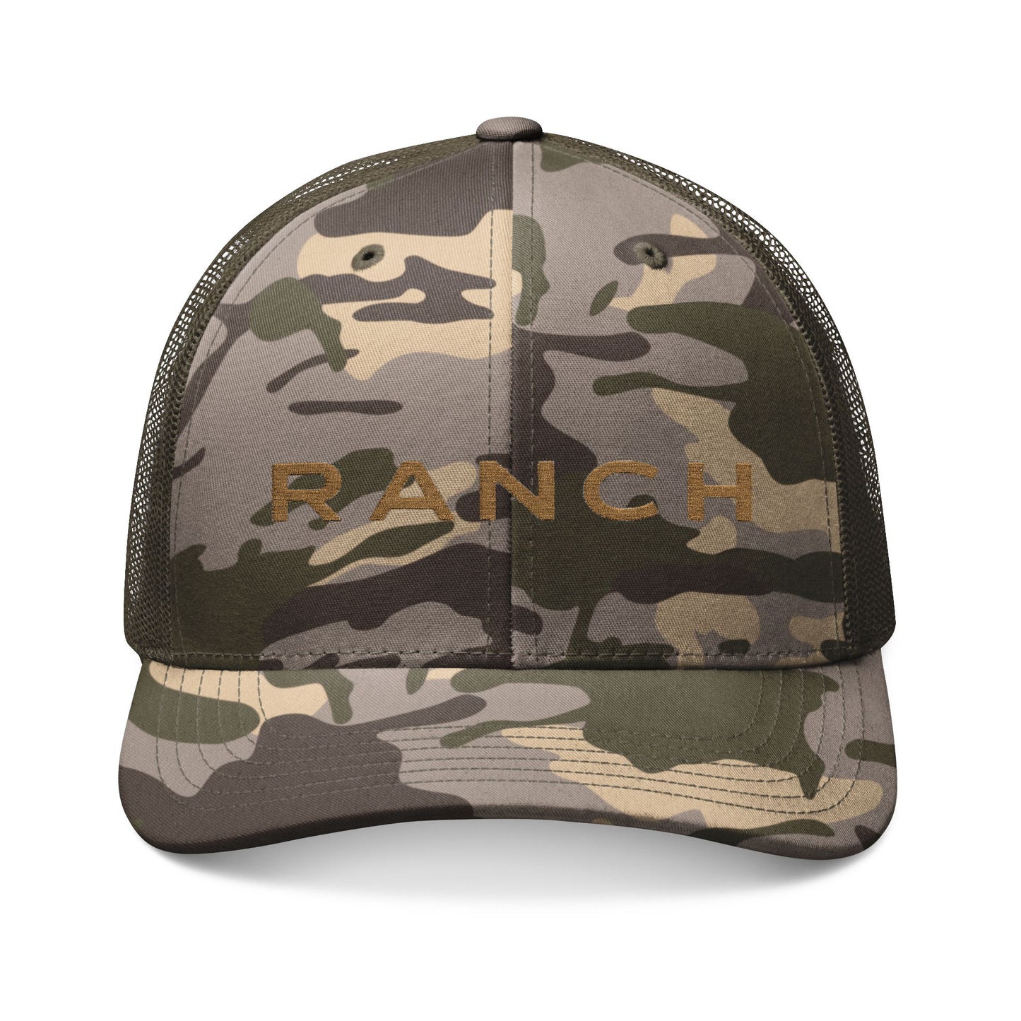 Ranch Camouflage Hat (Embroidered)