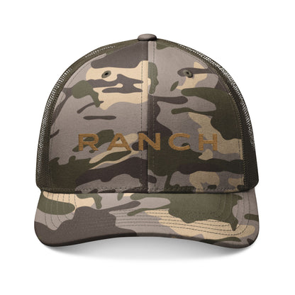 Ranch Camouflage Hat (Embroidered)