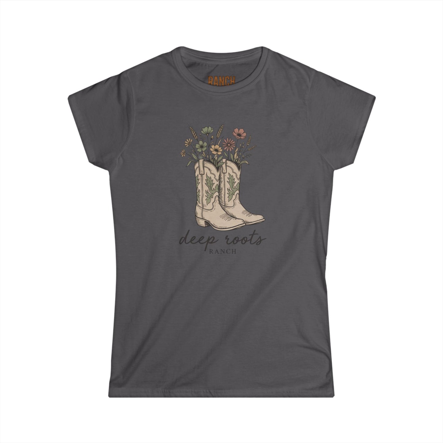 Women's flower boots Ranch Tee - Ranch